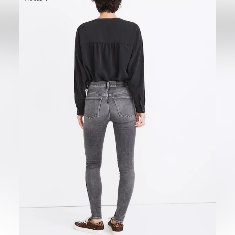 10" High-Rise Skinny Jeans in Oakwood Wash SZ 24